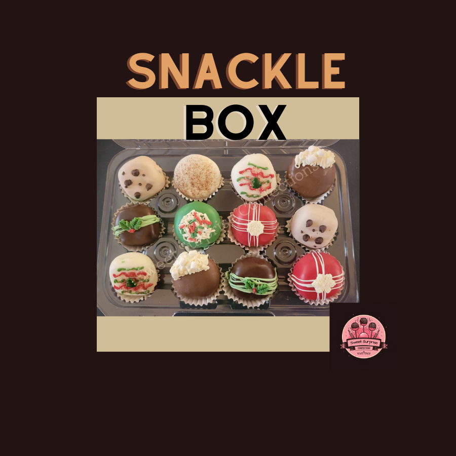 12 Days of Christmas Cake Truffle Snackle Box