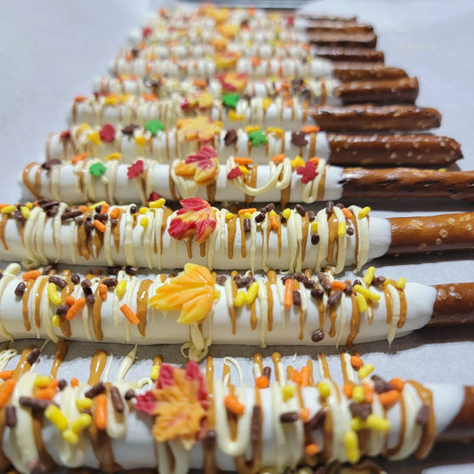 Chocolate-Covered Pretzel Rods (Baker’s Dozen – 13)