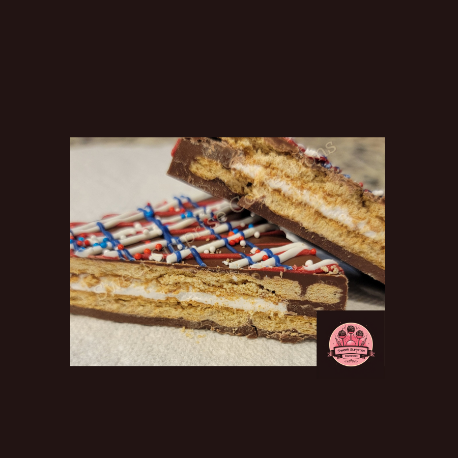 Sweet Surprise Confections - Chocolate Covered Smores Bars