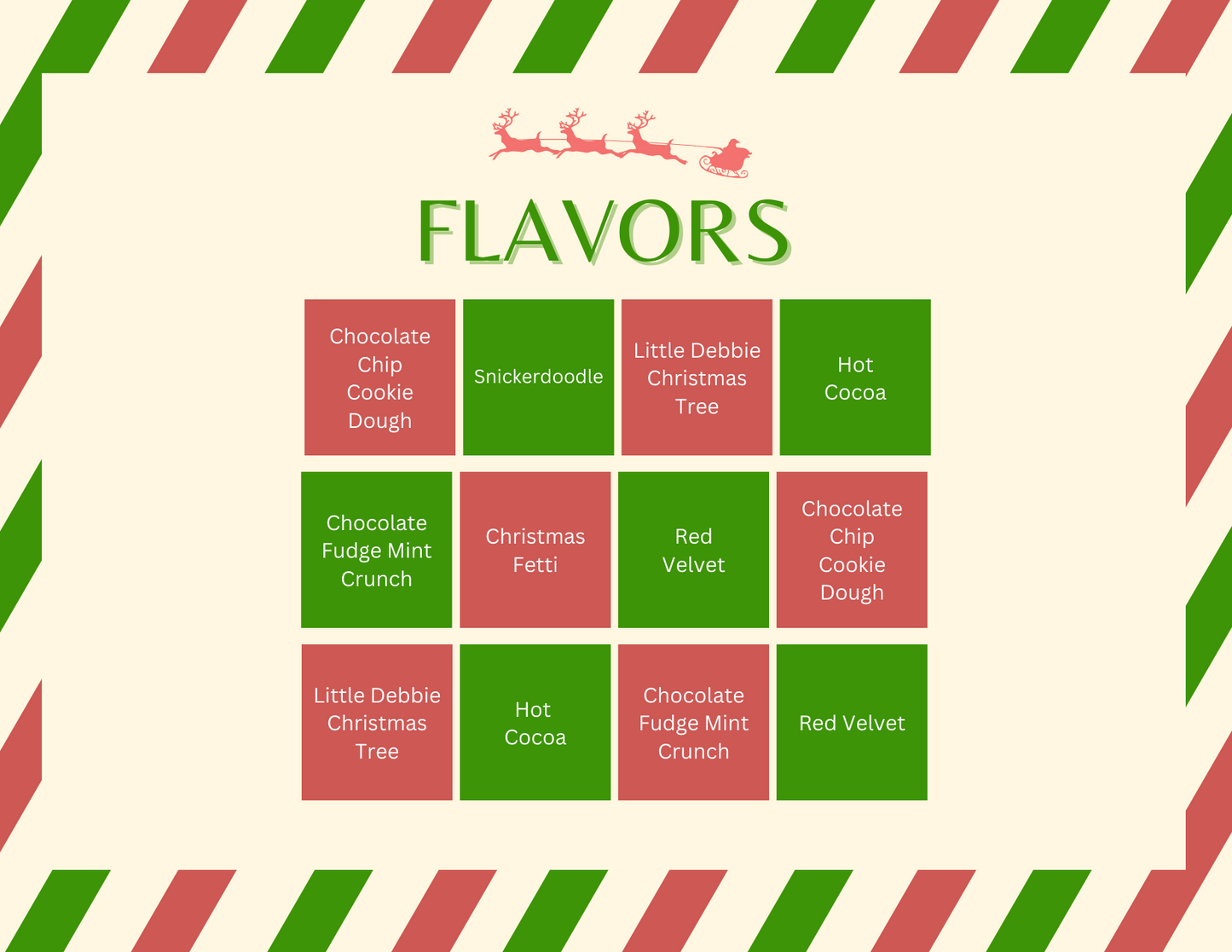 12 Days of Christmas Cake Truffle Snackle Box