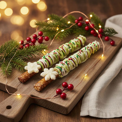 Chocolate-Covered Pretzel Rods (Baker’s Dozen – 13)