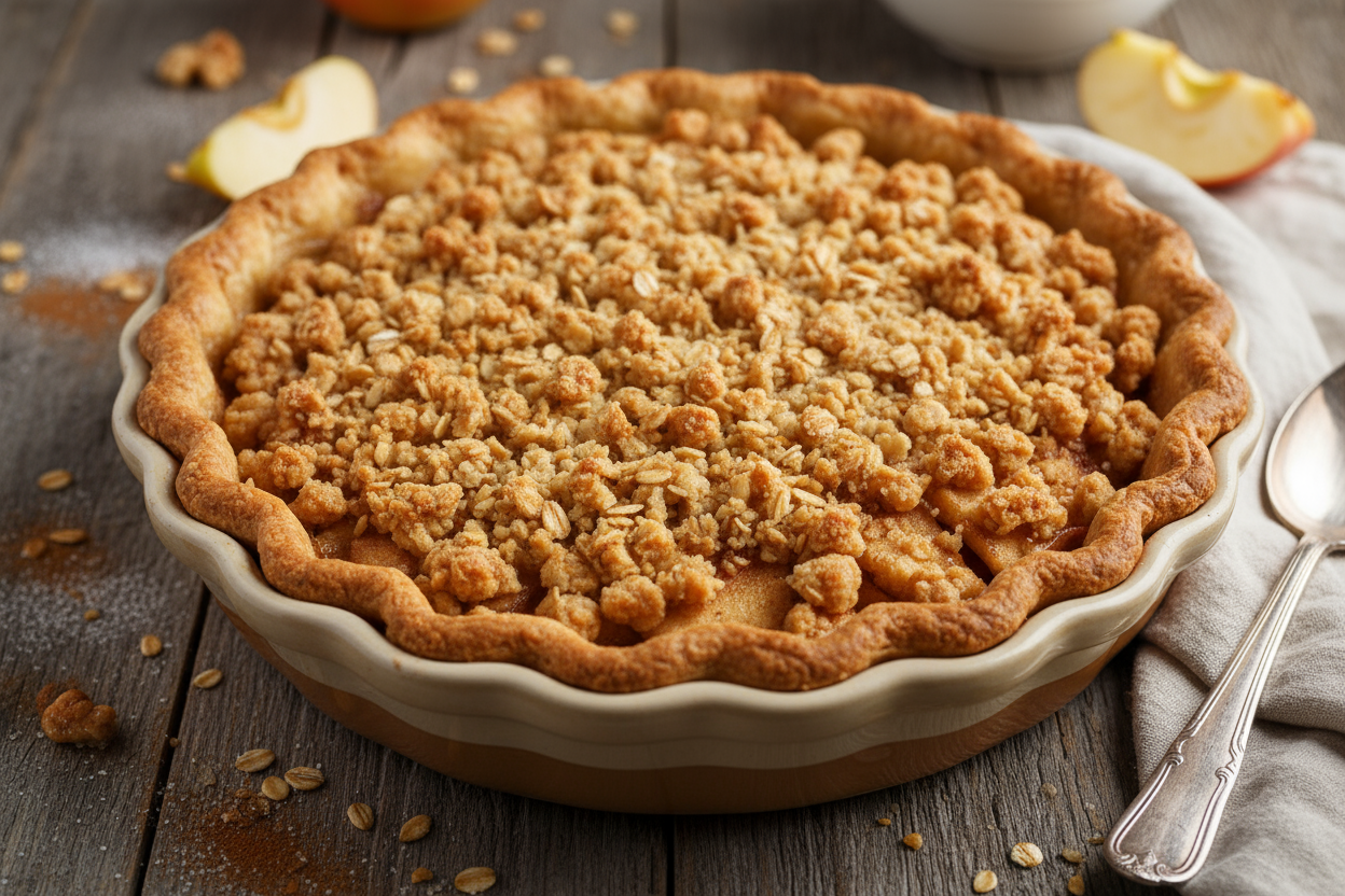 Dutch apple pie