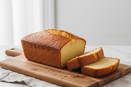 make the pound cake a 9x5 loaf