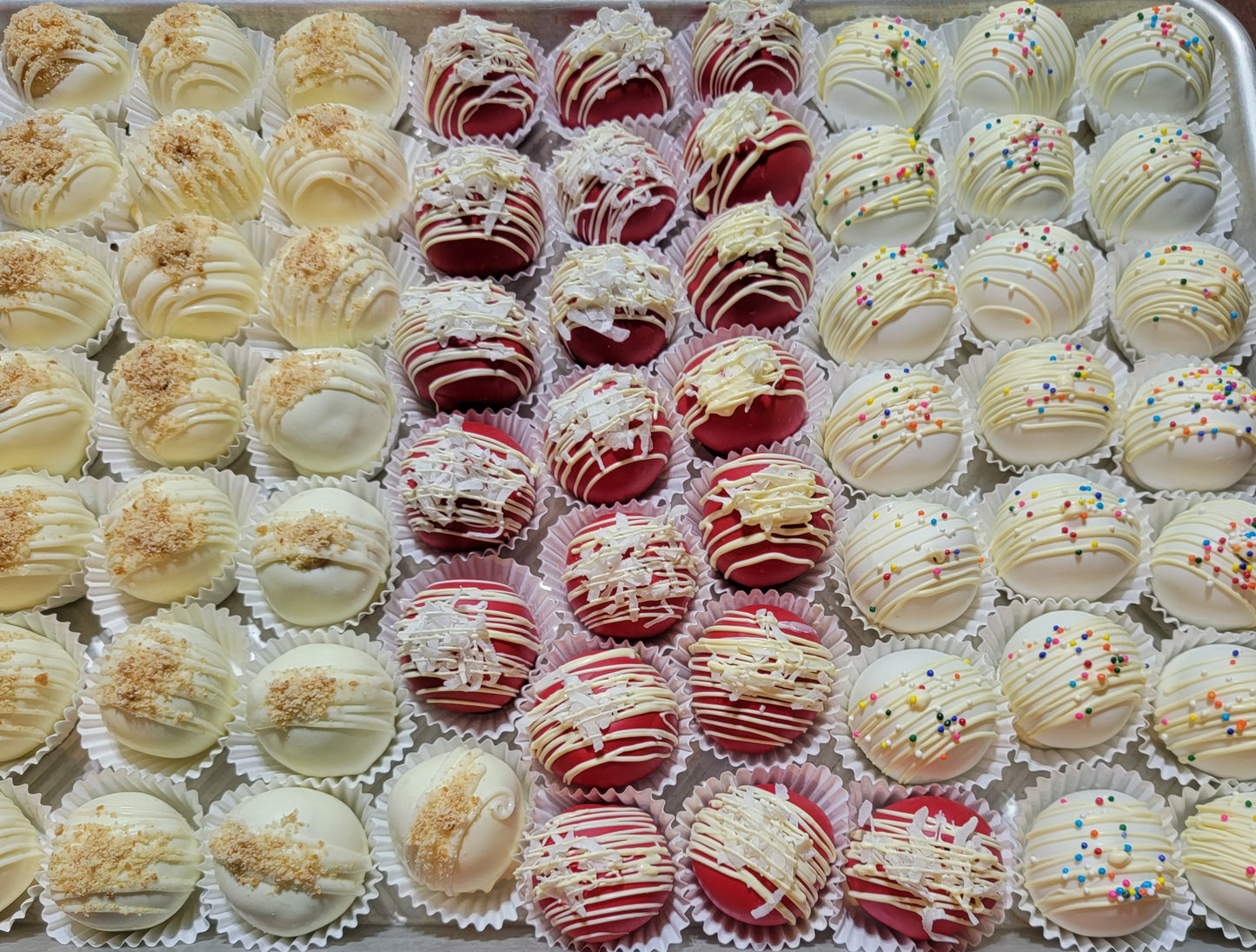 Gourmet Cake Truffle Balls - Holidays, Birthdays, Anniversaries, Weddings